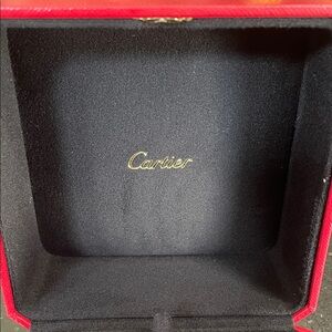 Cartier Red Box with Gold Logo